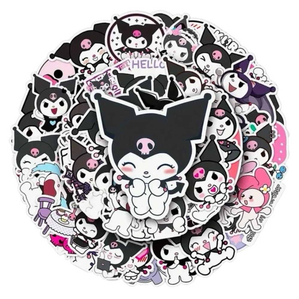 2 for $15 Pack of 50 Hello Kitty Kuromi Stickers